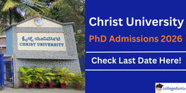 Christ University Bangalore PhD Admissions 2026 Open